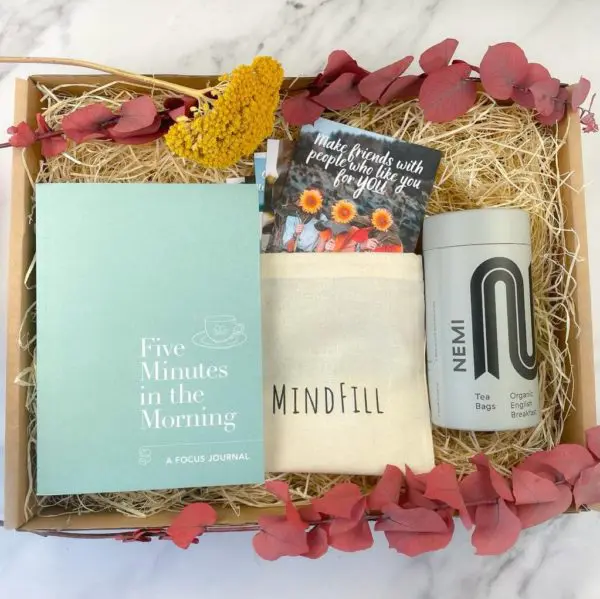 A picture of the good morning care package