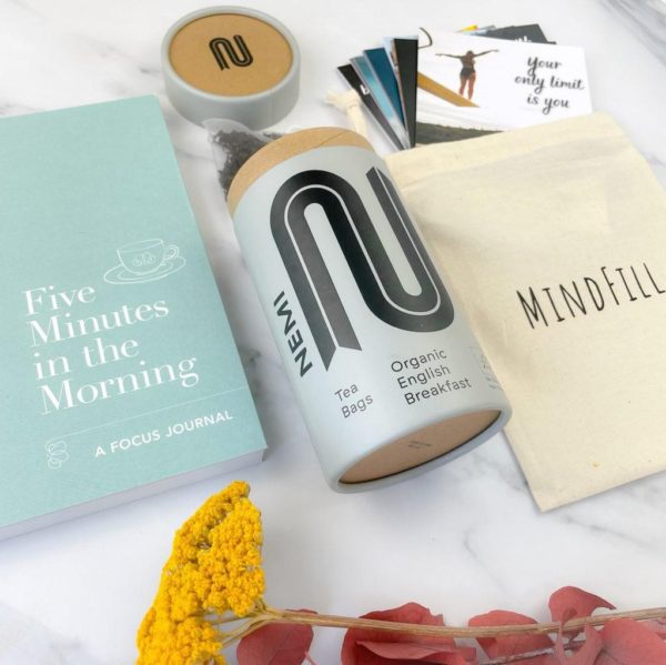 A picture of the tea in the The Good Morning care package
