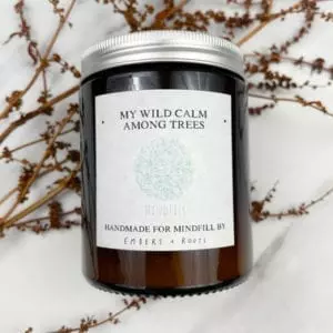 A pictue of a My Wild Calm Among Trees Candle