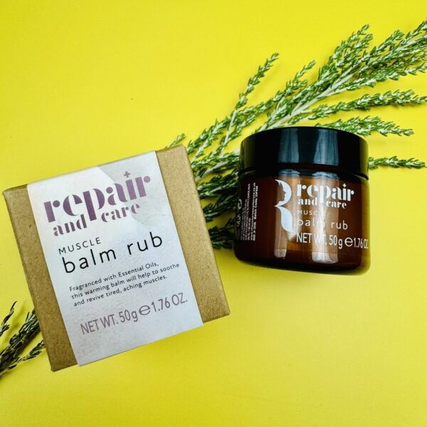 A picture of the Somerset Bath Co Muscle Balm which is part of the Ultimate Cycling Gift Box.