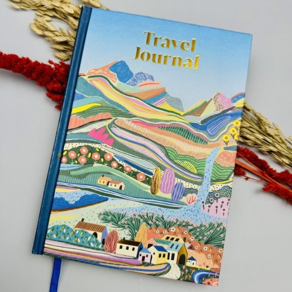 A picture of the DK Travel Journal that is included Travel Explorer Gift Box